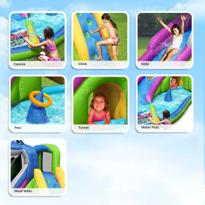 Exciting Choices Await: Action Air Water Slide Bounce House for Sale